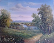 Highland. Original Oil Painting on Canvas