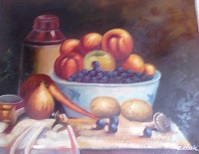 The Feast. Original Oil Painting on Canvas